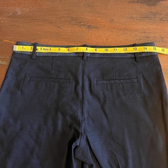 Maiyet Women's Tuxedo Pants Wool Linen & Silk Blend Size 36 Made in USA - Picture 3 of 7